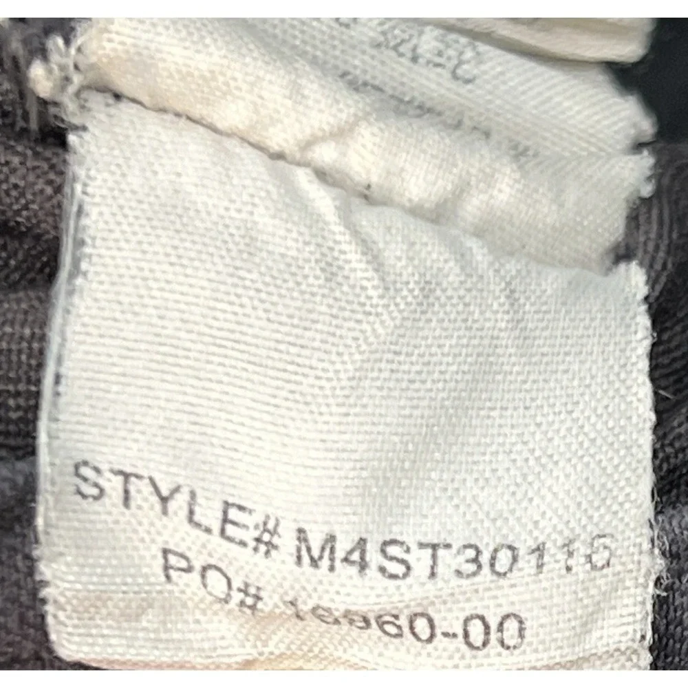 Prana Stetch Zion Straight Pant Mens 31x30 Gray Cargo Belted Hiking Outdoors